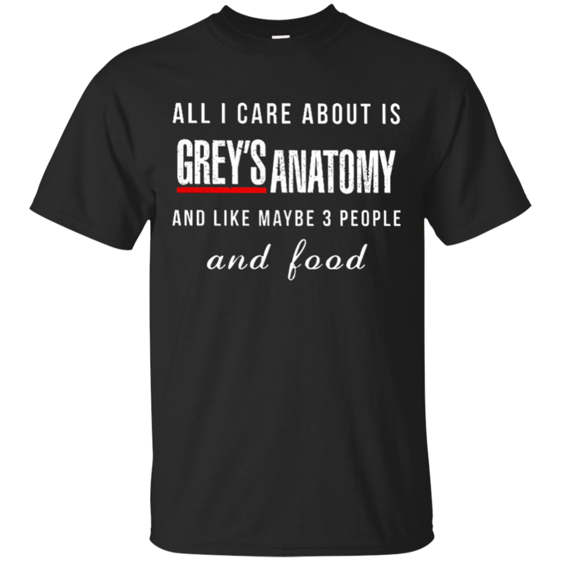 Grey's Anatomy 2019 - All i care about is Grey's Anatomy and like maybe 3 people and food.