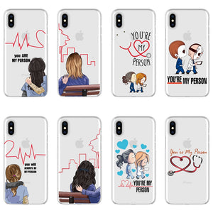 Grey's Anatomy - Soft TPU cover phone case for iPhone Max XR XS X for iPhone 5 6 7 8Plus