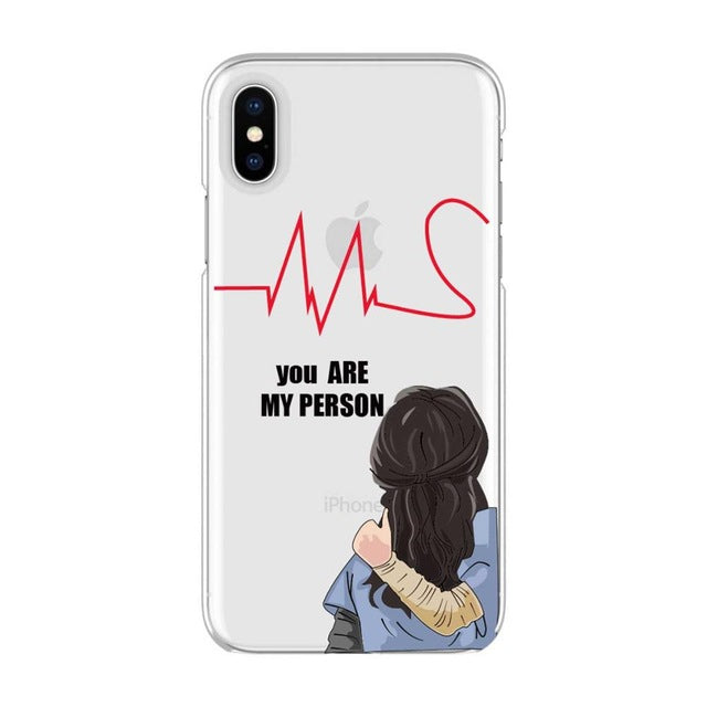 Grey's Anatomy - Soft TPU cover phone case for iPhone Max XR XS X for iPhone 5 6 7 8Plus