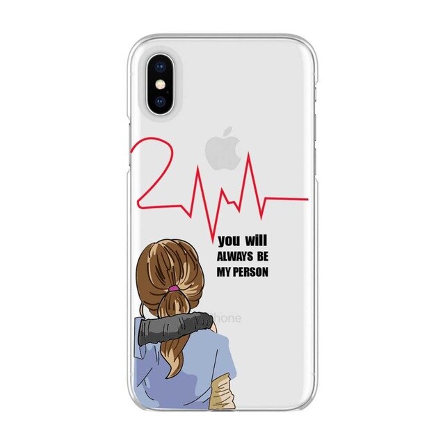 Grey's Anatomy - Soft TPU cover phone case for iPhone Max XR XS X for iPhone 5 6 7 8Plus