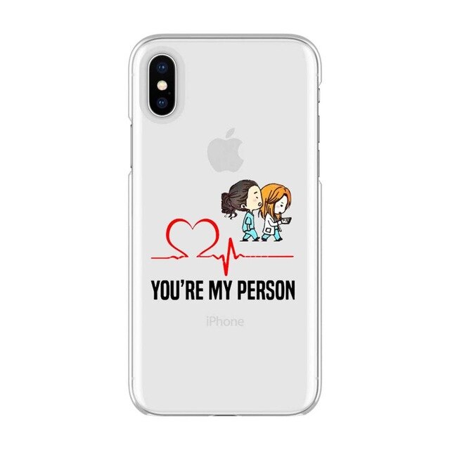 Grey's Anatomy - Soft TPU cover phone case for iPhone Max XR XS X for iPhone 5 6 7 8Plus