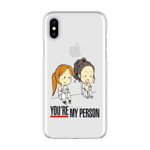 Grey's Anatomy - Soft TPU cover phone case for iPhone Max XR XS X for iPhone 5 6 7 8Plus