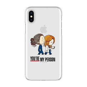 Grey's Anatomy - Soft TPU cover phone case for iPhone Max XR XS X for iPhone 5 6 7 8Plus