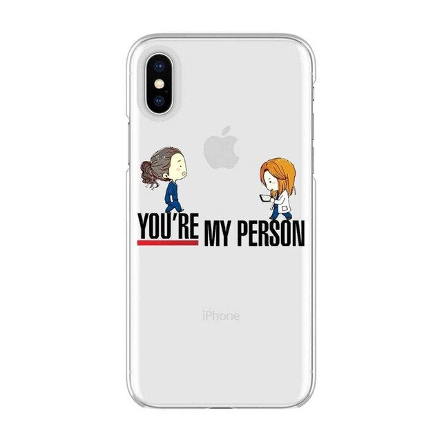 Grey's Anatomy - Soft TPU cover phone case for iPhone Max XR XS X for iPhone 5 6 7 8Plus