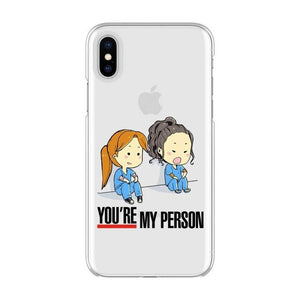 Grey's Anatomy - Soft TPU cover phone case for iPhone Max XR XS X for iPhone 5 6 7 8Plus