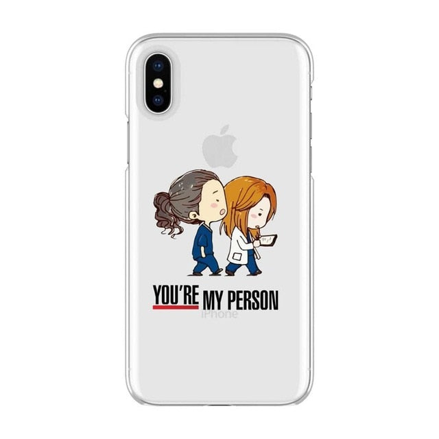 Grey's Anatomy - Soft TPU cover phone case for iPhone Max XR XS X for iPhone 5 6 7 8Plus