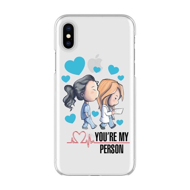 Grey's Anatomy - Soft TPU cover phone case for iPhone Max XR XS X for iPhone 5 6 7 8Plus