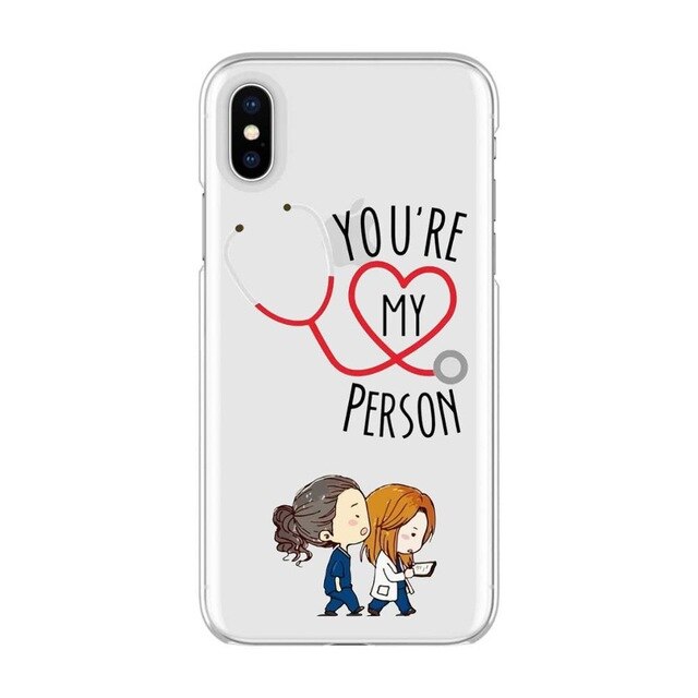 Grey's Anatomy - Soft TPU cover phone case for iPhone Max XR XS X for iPhone 5 6 7 8Plus