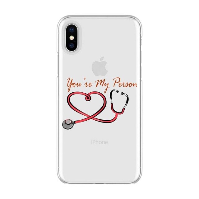 Grey's Anatomy - Soft TPU cover phone case for iPhone Max XR XS X for iPhone 5 6 7 8Plus