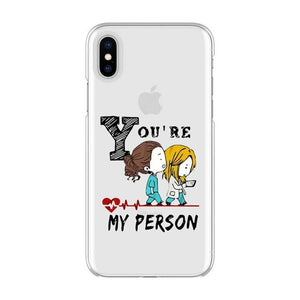 Grey's Anatomy - Soft TPU cover phone case for iPhone Max XR XS X for iPhone 5 6 7 8Plus