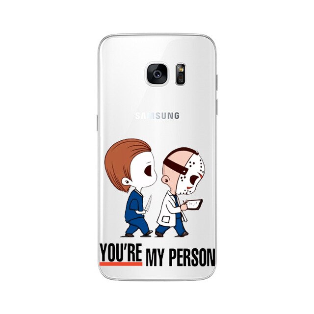 Soft TPU For Samsung Galaxy A5 A6 A7 A8 J5 J6 J7 J8Plus 2016 2017 2018 NOTE8 NOTE9 You're My Person For Fundas Greys Anatomy