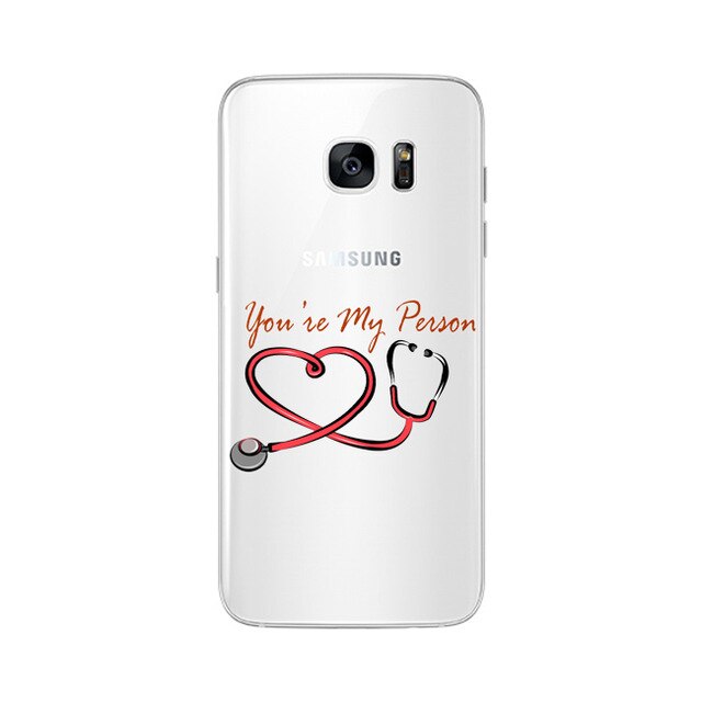 Soft TPU For Samsung Galaxy A5 A6 A7 A8 J5 J6 J7 J8Plus 2016 2017 2018 NOTE8 NOTE9 You're My Person For Fundas Greys Anatomy