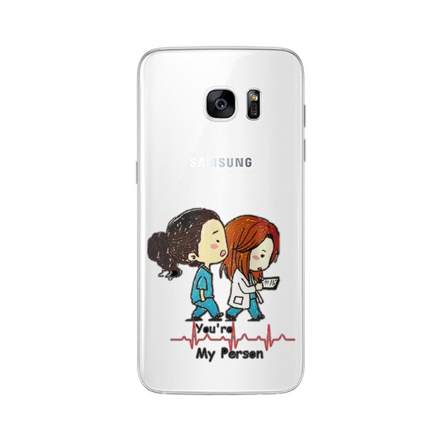 Soft TPU For Samsung Galaxy A5 A6 A7 A8 J5 J6 J7 J8Plus 2016 2017 2018 NOTE8 NOTE9 You're My Person For Fundas Greys Anatomy