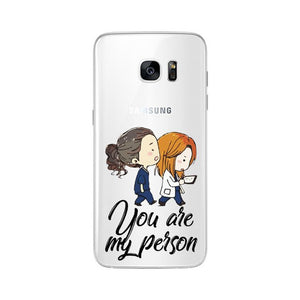 Soft TPU For Samsung Galaxy A5 A6 A7 A8 J5 J6 J7 J8Plus 2016 2017 2018 NOTE8 NOTE9 You're My Person For Fundas Greys Anatomy