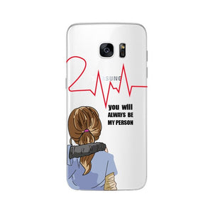 Soft TPU For Samsung Galaxy A5 A6 A7 A8 J5 J6 J7 J8Plus 2016 2017 2018 NOTE8 NOTE9 You're My Person For Fundas Greys Anatomy