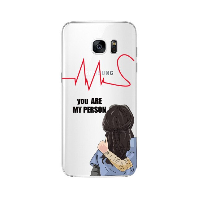 Soft TPU For Samsung Galaxy A5 A6 A7 A8 J5 J6 J7 J8Plus 2016 2017 2018 NOTE8 NOTE9 You're My Person For Fundas Greys Anatomy