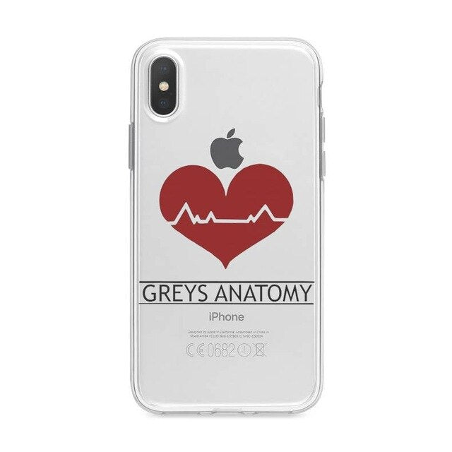 Grey's Anatomy Phone Case For iPhone XS , 6 6S 7 8Plus For iPhone XS Max XR 11 Pro Max Soft Case