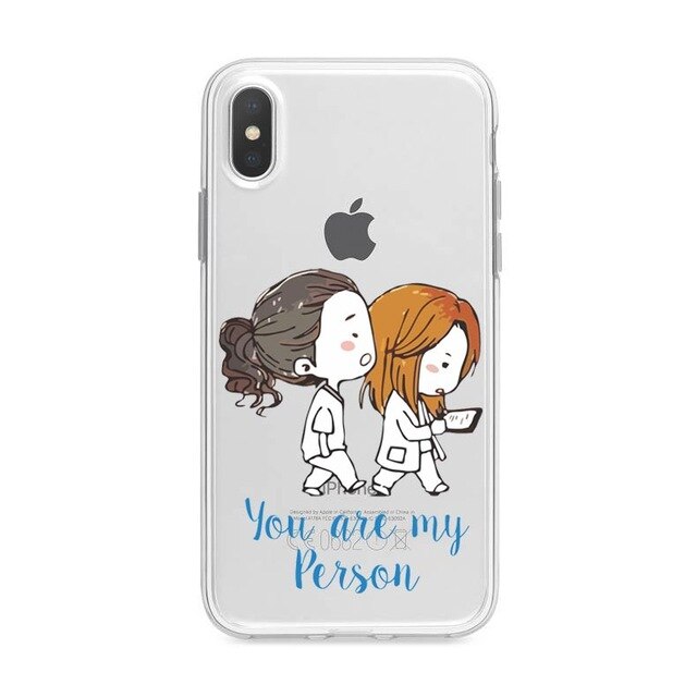 Grey's Anatomy Phone Case For iPhone XS , 6 6S 7 8Plus For iPhone XS Max XR 11 Pro Max Soft Case