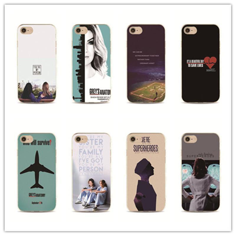 Grey's Anatomy phone case for iPhone 7 plus 4 4s 5 5s 5c se 6 6s / And for Samsung S5 S4 S6 S7 edge 6 s 5 s