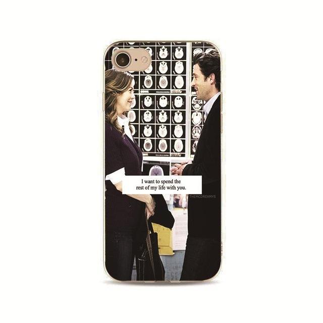 Grey's Anatomy phone case for iPhone 7 plus 4 4s 5 5s 5c se 6 6s / And for Samsung S5 S4 S6 S7 edge 6 s 5 s