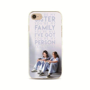 Grey's Anatomy phone case for iPhone 7 plus 4 4s 5 5s 5c se 6 6s / And for Samsung S5 S4 S6 S7 edge 6 s 5 s