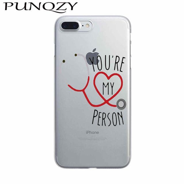 You're My Person For Apple iPhone 7 5 SE 5S 6 6S Plus Greys Anatomy