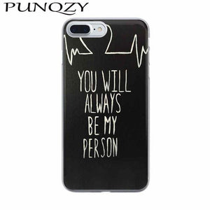 You're My Person For Apple iPhone 7 5 SE 5S 6 6S Plus Greys Anatomy