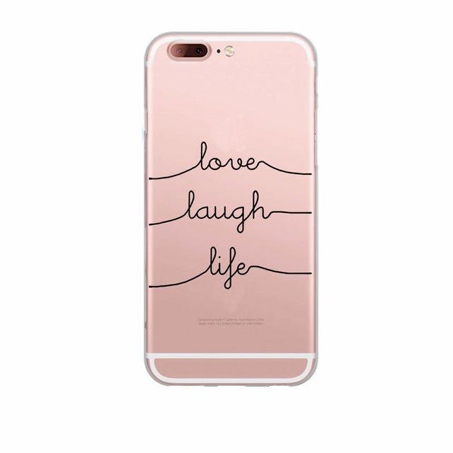 " Lover , Laugh , Life " Phone case for Iphone