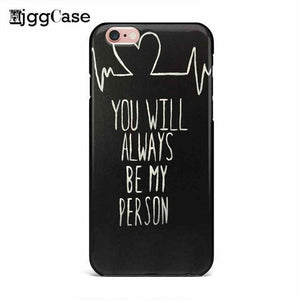 You're My Person For iPhone 7 4S 5 SE 5S 6 6S Plus Greys Anatomy