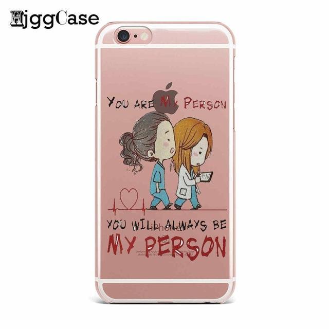 You're My Person For iPhone 7 4S 5 SE 5S 6 6S Plus Greys Anatomy