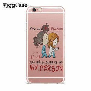 You're My Person For iPhone 7 4S 5 SE 5S 6 6S Plus Greys Anatomy