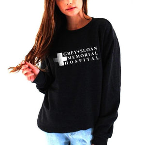 Grey'S Anatomy Sweatshirt Grey Sloan Memorial Hospital