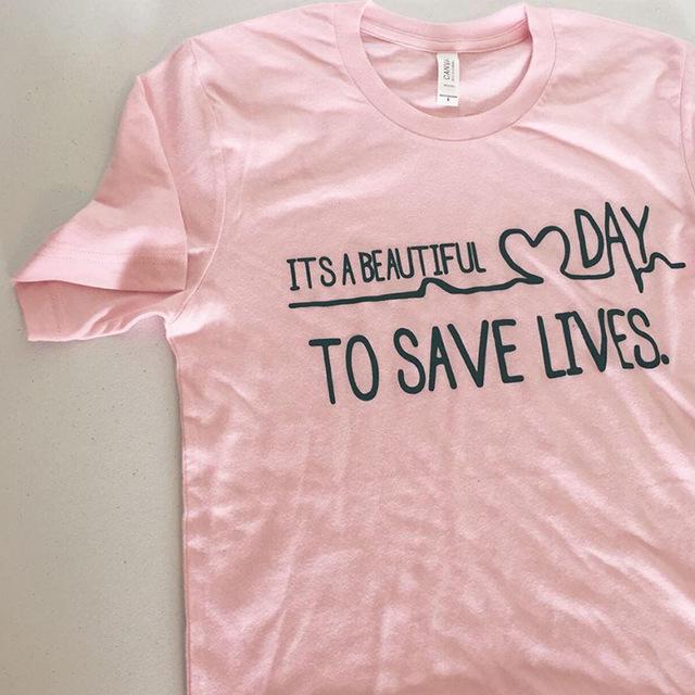 It's A Beautiful Day To Save Lives T Shirts Grey's Anatomy 2019