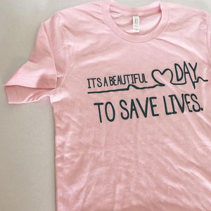 It's A Beautiful Day To Save Lives T Shirts Grey's Anatomy 2019