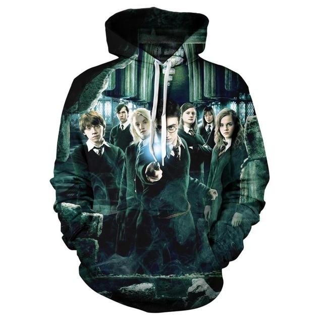 harry potter 3D hoodie jacket sweatshirt 2019