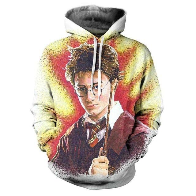 harry potter 3D hoodie jacket sweatshirt 2019