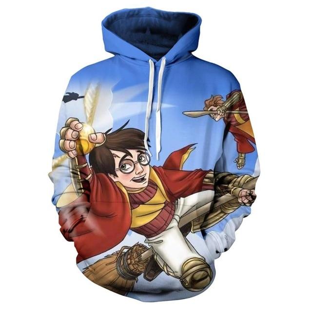 harry potter 3D hoodie jacket sweatshirt 2019