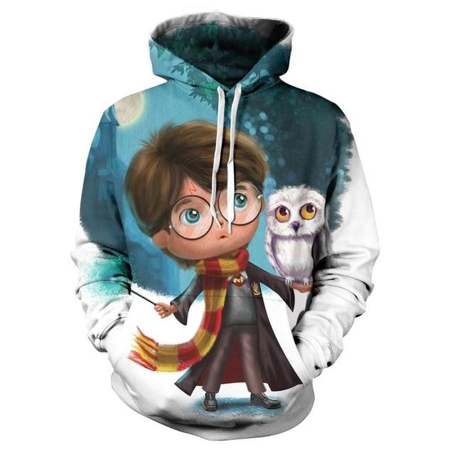 harry potter 3D hoodie jacket sweatshirt 2019