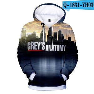 3D Grey's Anatomy Sweatshirt Long Sleeve 2019