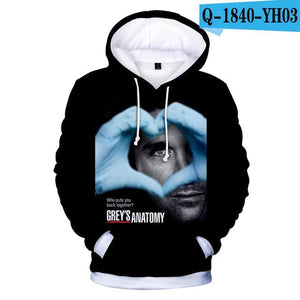 3D Grey's Anatomy Sweatshirt Long Sleeve 2019