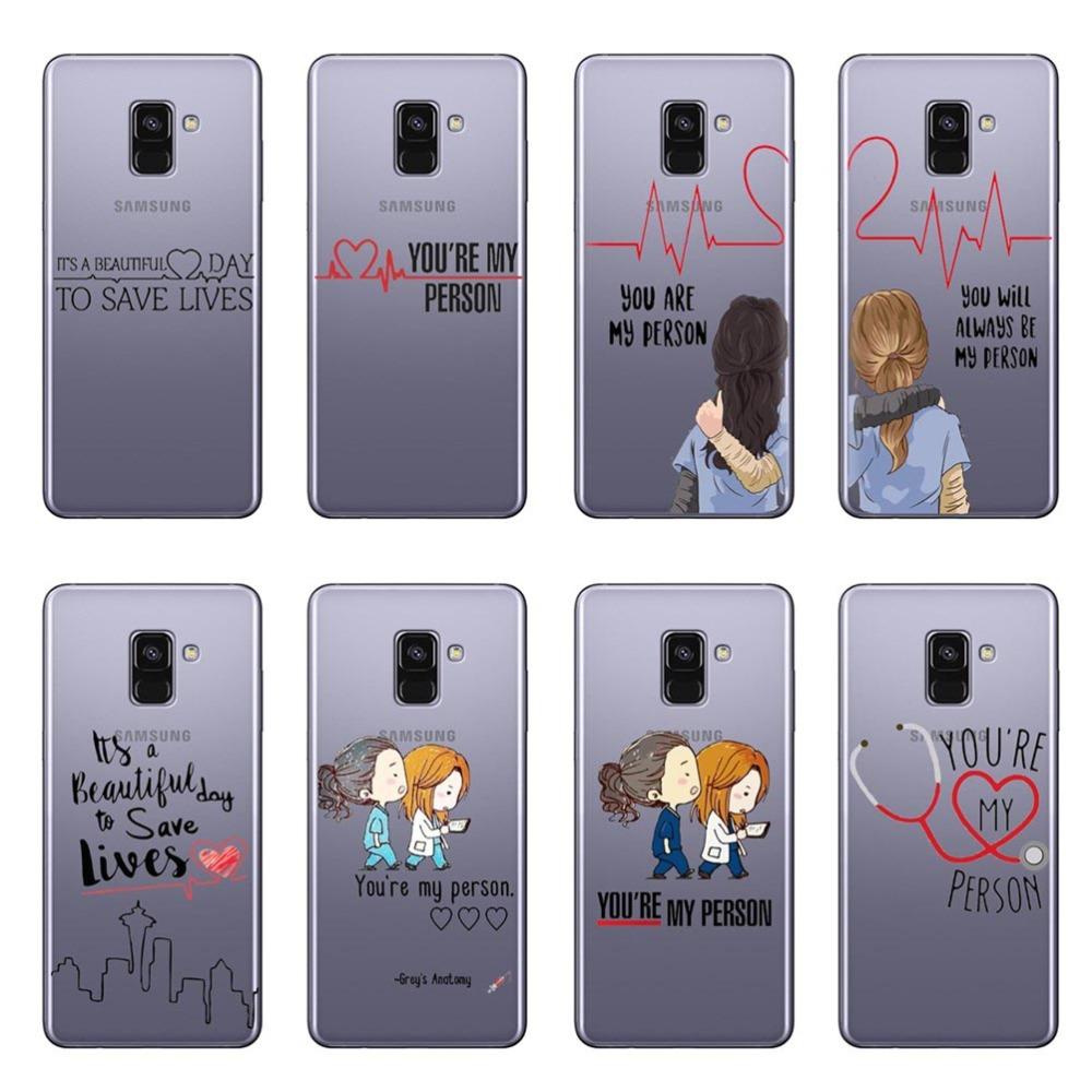 Grey's Anatomy- Phone Cases For Samsung Galaxy S6 S7 S6 edge S8 S9 Plus A7 A8 2018 Plus NOTE8 9