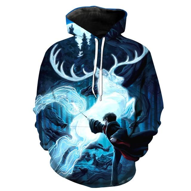 Wizardry 3D Printed Hoodie with Pocket 2019