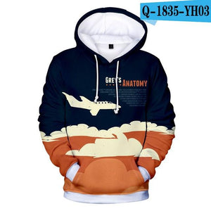 Grey's Anatomy 3D Print Hoodies Sweatshirt 2019