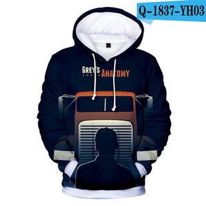 Grey's Anatomy 3D Print Hoodies Sweatshirt 2019