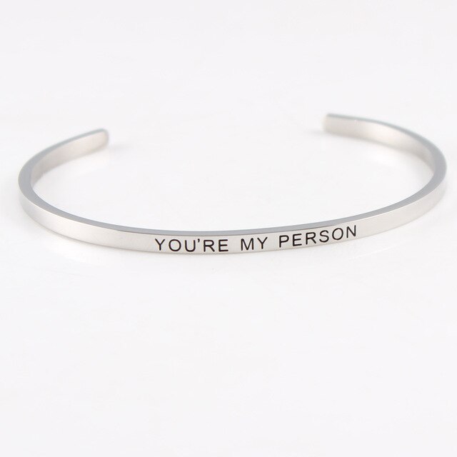 "YOU'RE MY PERSON"  Bracelet Grey's Anatomy 2020 ( BUY ONE , GET ONE FOR FREE )