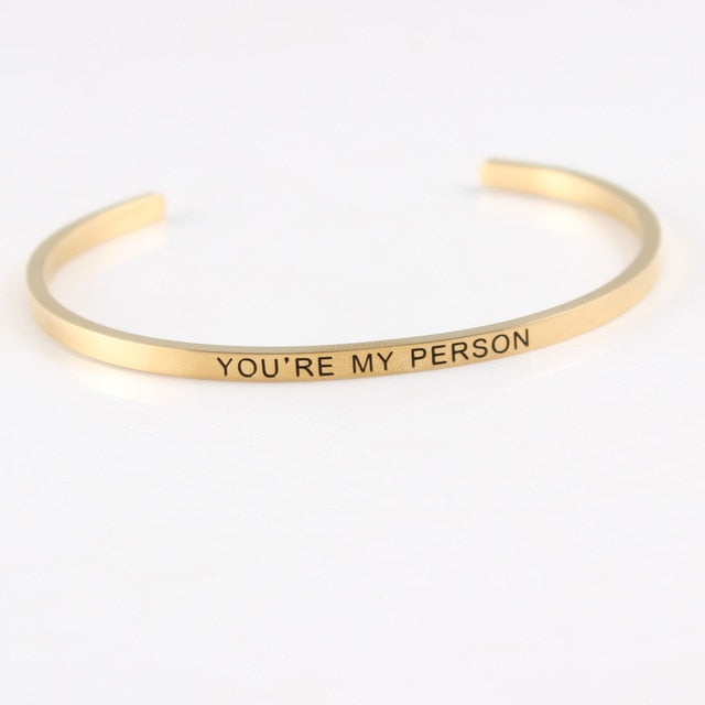 "YOU'RE MY PERSON"  Bracelet Grey's Anatomy 2020 ( BUY ONE , GET ONE FOR FREE )