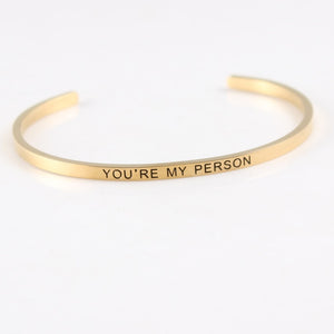 "YOU'RE MY PERSON"  Bracelet Grey's Anatomy 2020 ( BUY ONE , GET ONE FOR FREE )