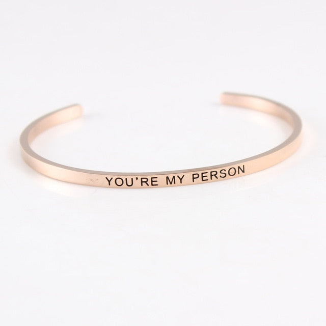 "YOU'RE MY PERSON"  Bracelet Grey's Anatomy 2020 ( BUY ONE , GET ONE FOR FREE )