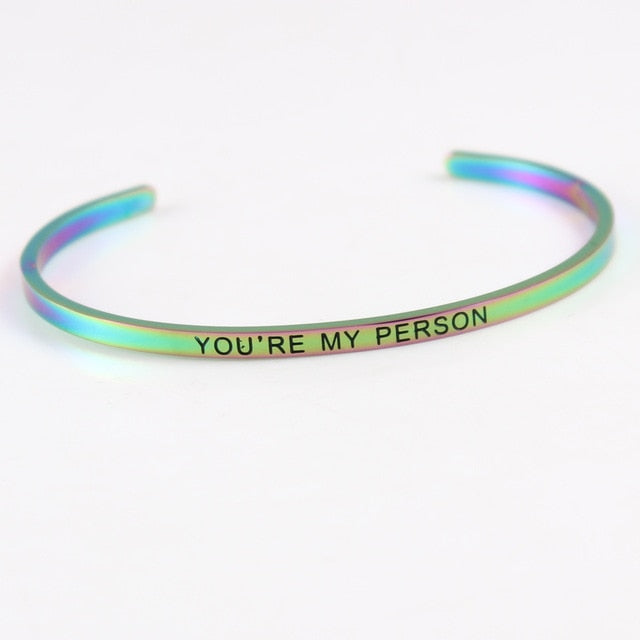 "YOU'RE MY PERSON"  Bracelet Grey's Anatomy 2020 ( BUY ONE , GET ONE FOR FREE )