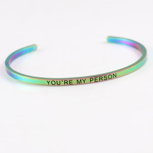 "YOU'RE MY PERSON"  Bracelet Grey's Anatomy 2020 ( BUY ONE , GET ONE FOR FREE )